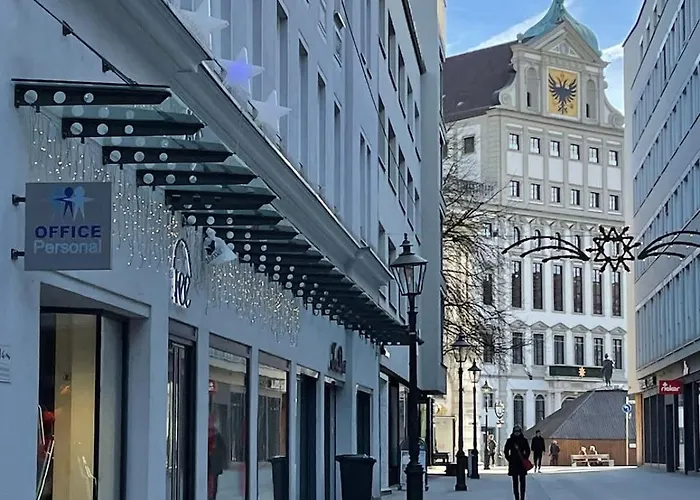 Daire Brand New Luxury On Rathausplatz Augsburg